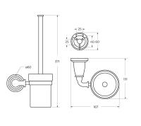 0 цвет Бронза AM-E-2608-Br Art&Max