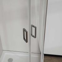 Душевой уголок четрверь круга  City VSQ-5CT800CL 800x800 цвет хром стекло прозрачное Vincea