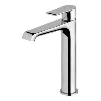 Смеситель для накладной раковины однорычажный, без донного клапана  NAUTIC-LC-01-W0 Хром ручка  Хром Cezares