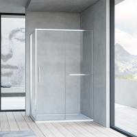 Душевой уголок квадратный/прямоугольный  Slim Soft VSR-1SS8012CL 1200x800x2000 цвет хром стекло прозрачное Vincea