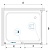 Душевой уголок RGW PA-76 (PA-016 + Z-050-2) прямоугольный  120*120*195 35087622-11 профиль Хром стекло Прозрачное 6 мм RGW